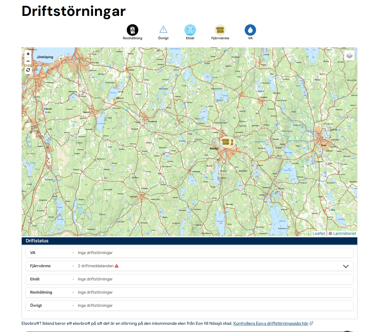 Dekorationsbild för Få akut driftinformation direkt i mobilen