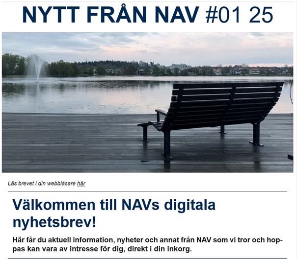 Dekorationsbild för Prenumerera på vårt digitala nyhetsbrev!