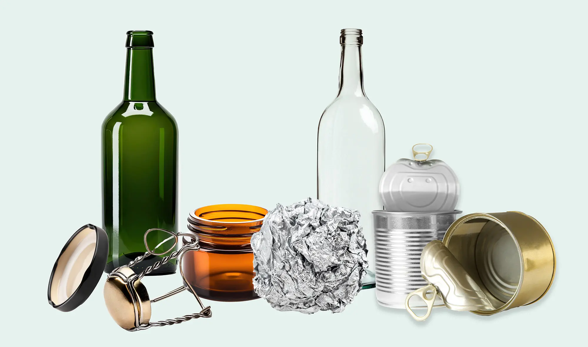 Dekorationsbild för Så kommer glas- och metallförpackningar från villor och fritidshus att samlas in